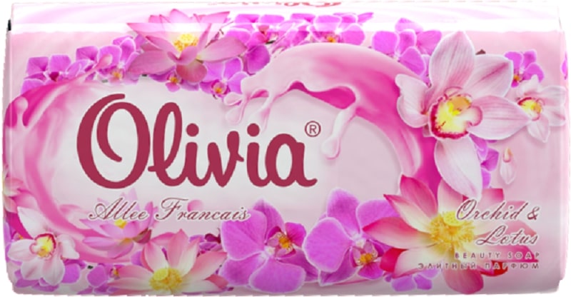 Мыло туалетное твердое OLIVIA Allee Francais Магнолия, 90гр.