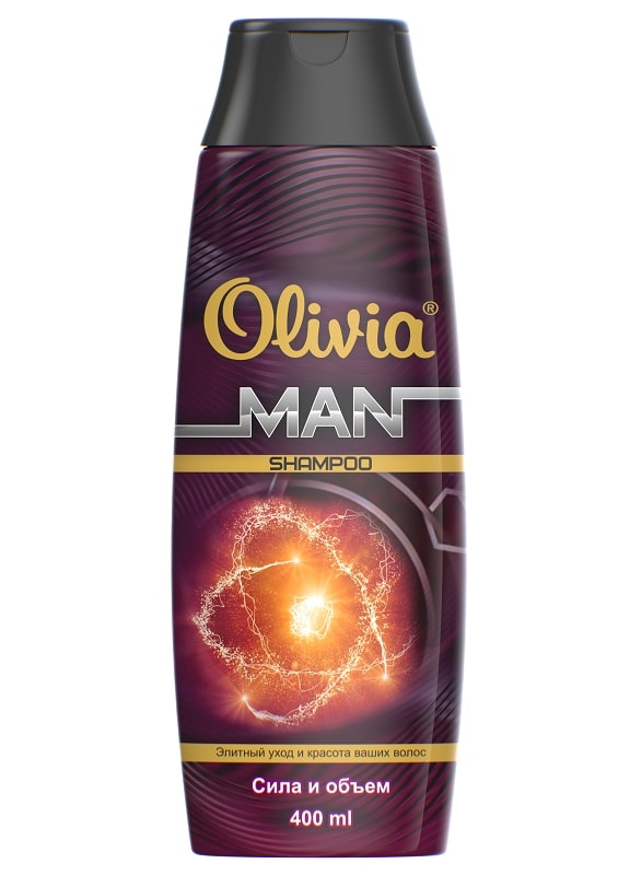 Шампунь для Волос "Olivia Man" Сила и объем, 400 мл. мужской