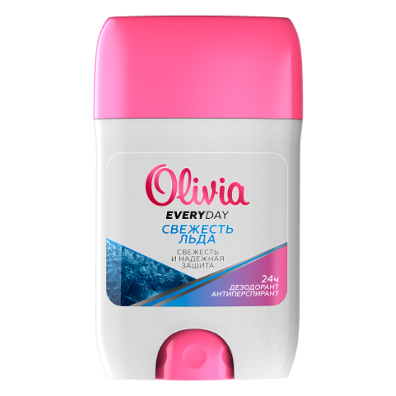 Антиперспирант стик OLIVIA - Everyday Свежесть Льда женский, 50 мл.