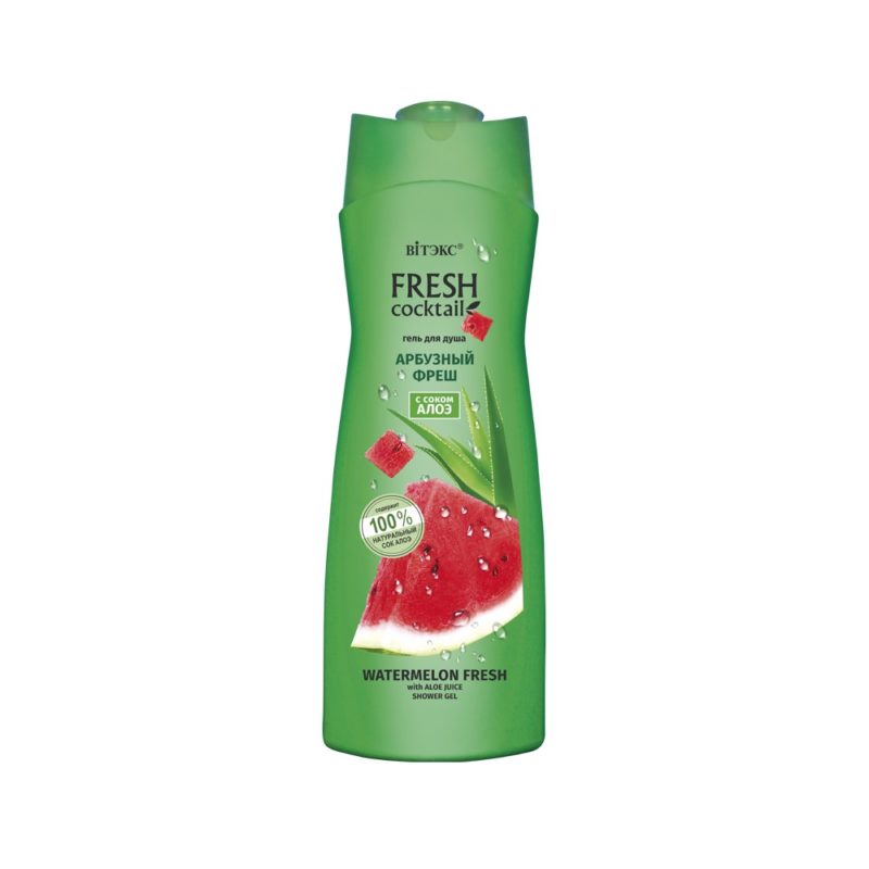 Витэкс Cocktail FRESH Гель для душа арбузный фреш, 500 мл