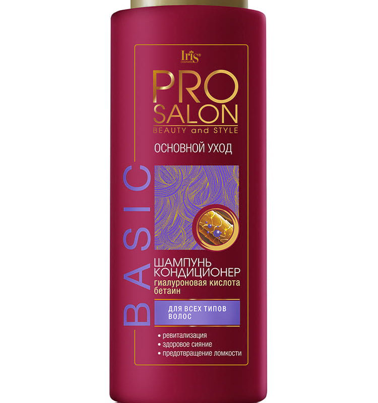 Iris "PROsalon" Шампунь-кондиционер "Основной уход", 400мл