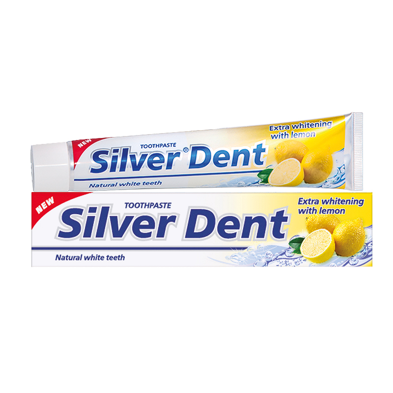 МОДУМ SILVER DENT Зубная паста Экстра отбеливание с лимоном, 100 г.