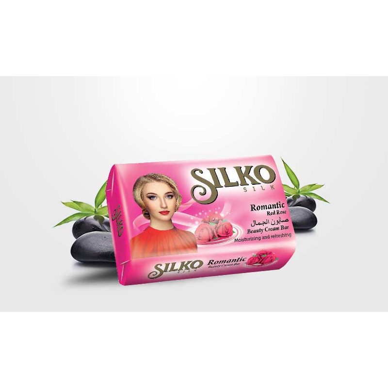 Canada Green Туалетное мыло Silko Silk 140г Красная роза
