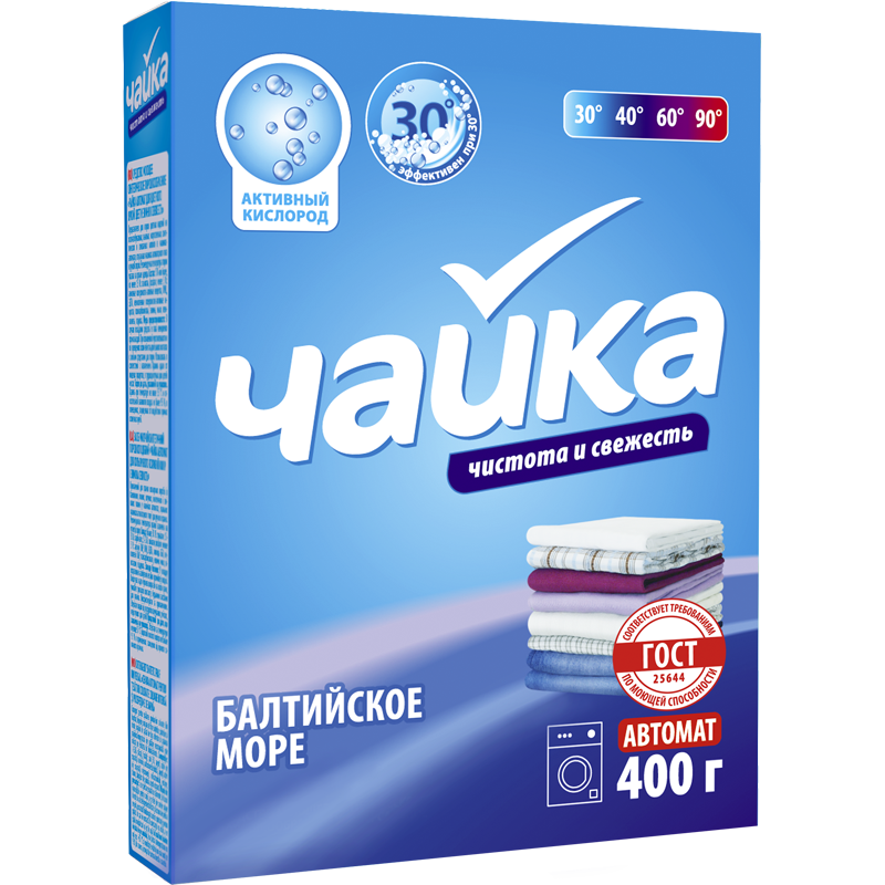 Сонца ЧАЙКА 400г. средство для стирки Балтийское море автомат