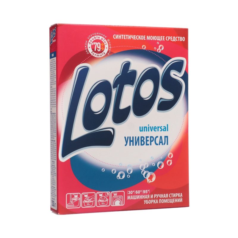 LOTOS Средство для стирки 350 г. Универсал (автомат+ручная стирка)