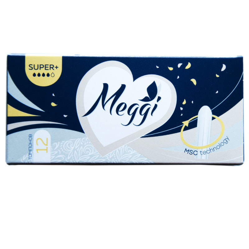 Meggi гигиенические тампоны Super+ (12шт) (5кап)