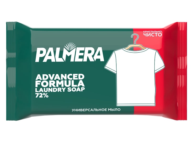 Мыло универсальное твердое PALMERA "laundry soap" 170 грамм