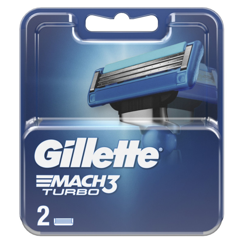 Gillette Mach3 Turbo кассеты 2шт