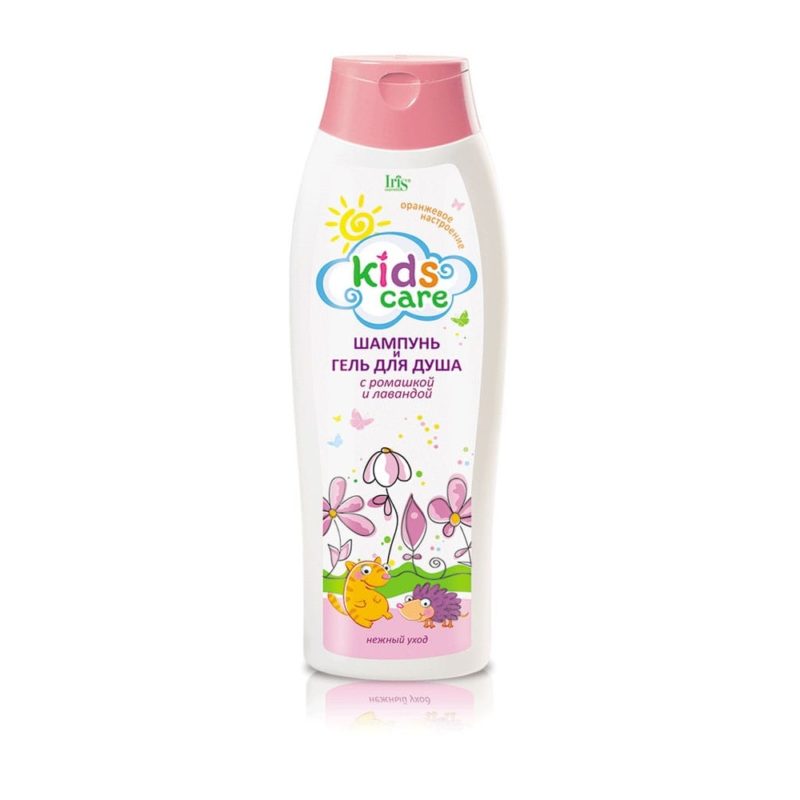 Iris Для детей Kids Care Шампунь и гель для душа с ромашкой и лавандой, 400мл.