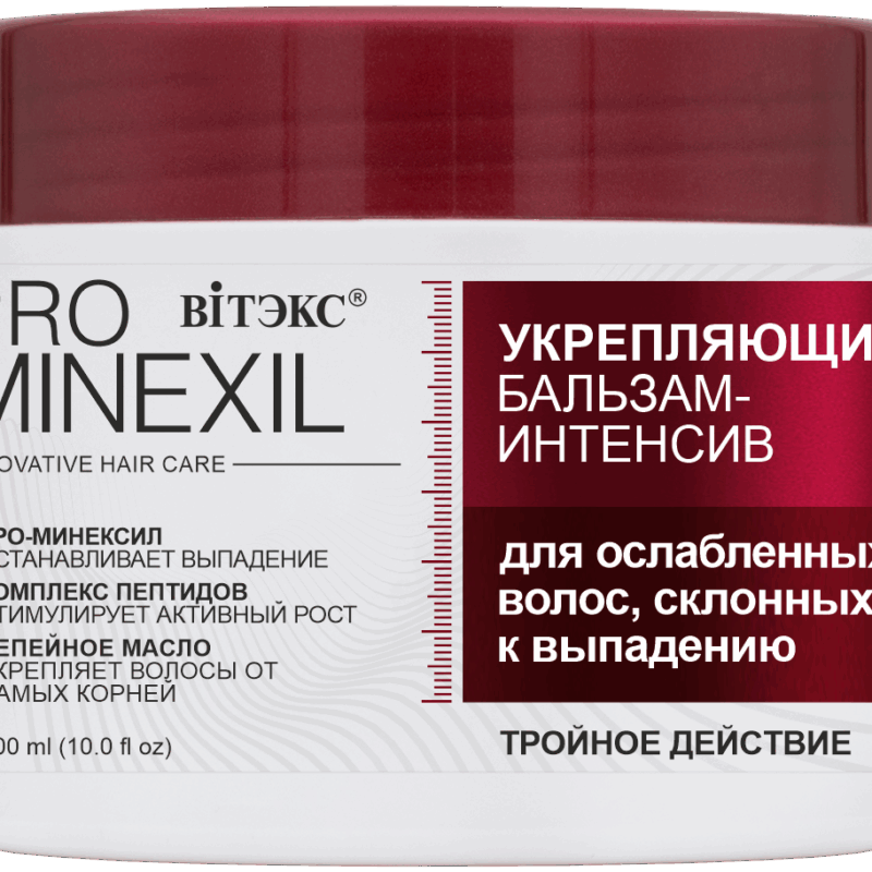 Витэкс PRO MINEXIL Бальзам-интенсив Укрепление для ослабленных склонных к выпадению волос, 300мл