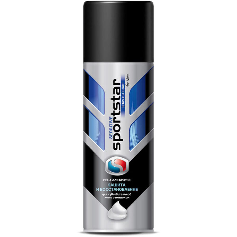 Sport Star Пена для бритья Sensitive для чувствительной кожи, 200мл