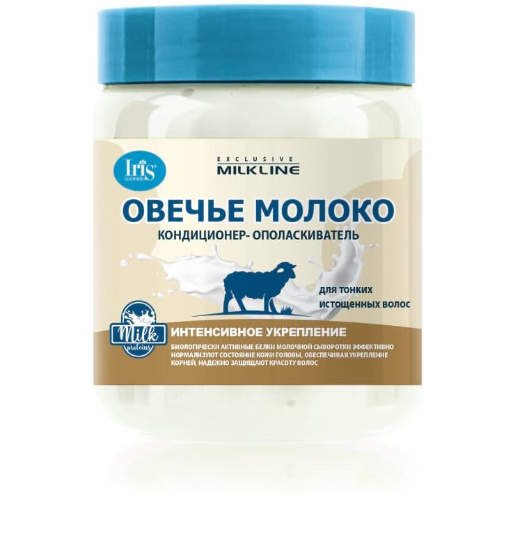 Iris "Exclusive Milk Line" Кондиционер-ополаскиватель "Овечье молоко", 500мл