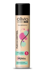OLIVIA expert PRO Лак для волос «Flex&control» сверхсильная фиксация 300мл