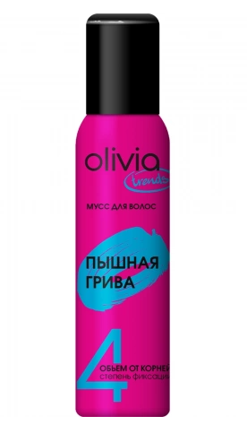 OLIVIA Trends Мусс для волос «Пышная грива» 4 степень фиксации, 150 мл