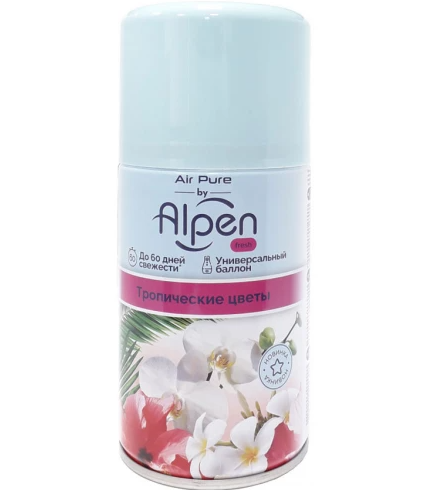 Alpen сменный баллон Verti Тропические цветы д/автом.осв. 250мл