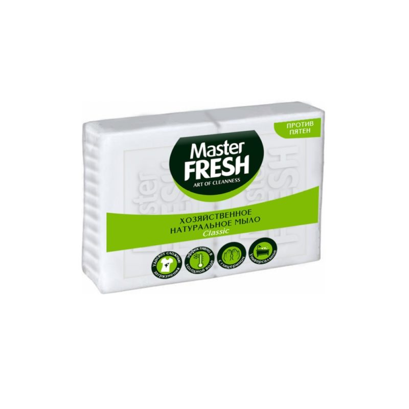 Master FRESH Хозяйственное мыло 125г натуральное (2шт)