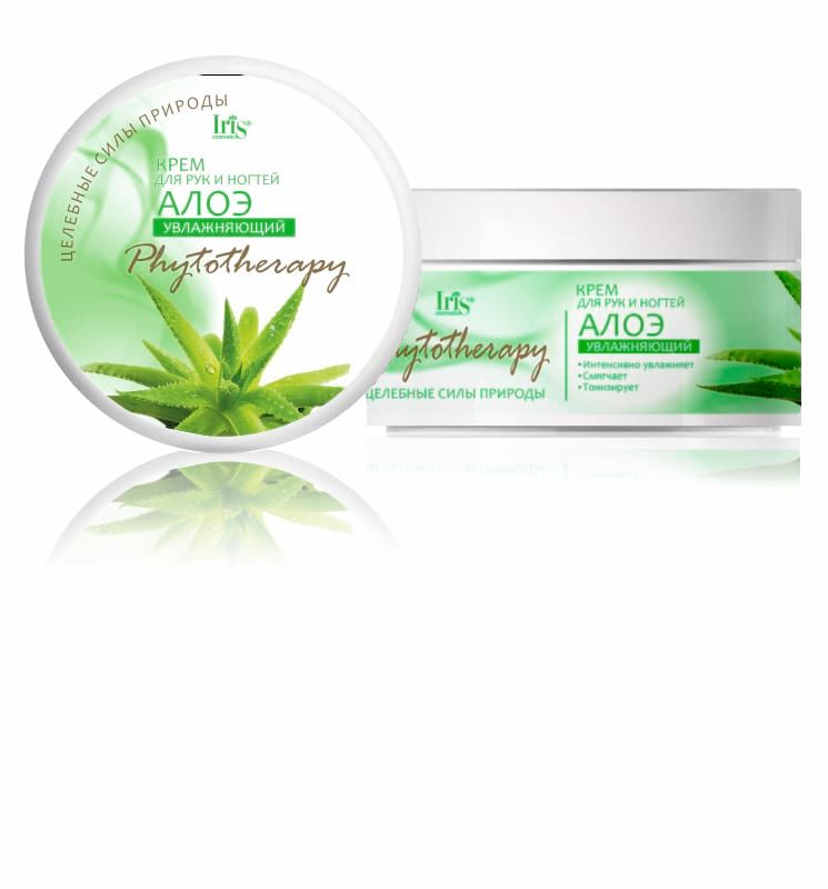 Iris Phytotherapy Крем для рук и ногтей "Алоэ" увлажняющий, 180мл