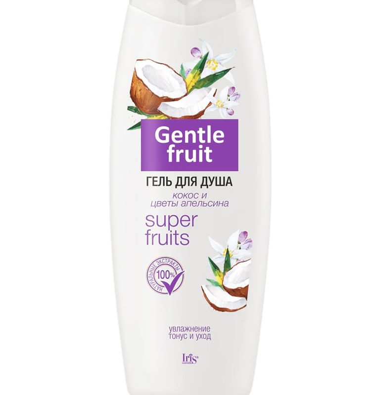 Iris Gentle Fruit Гель для душа "Кокос и цветы апельсина", 400мл