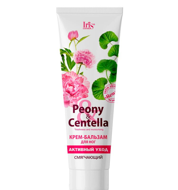 Iris Peony & Centella Крем-бальзам для ног активный уход, 100 мл
