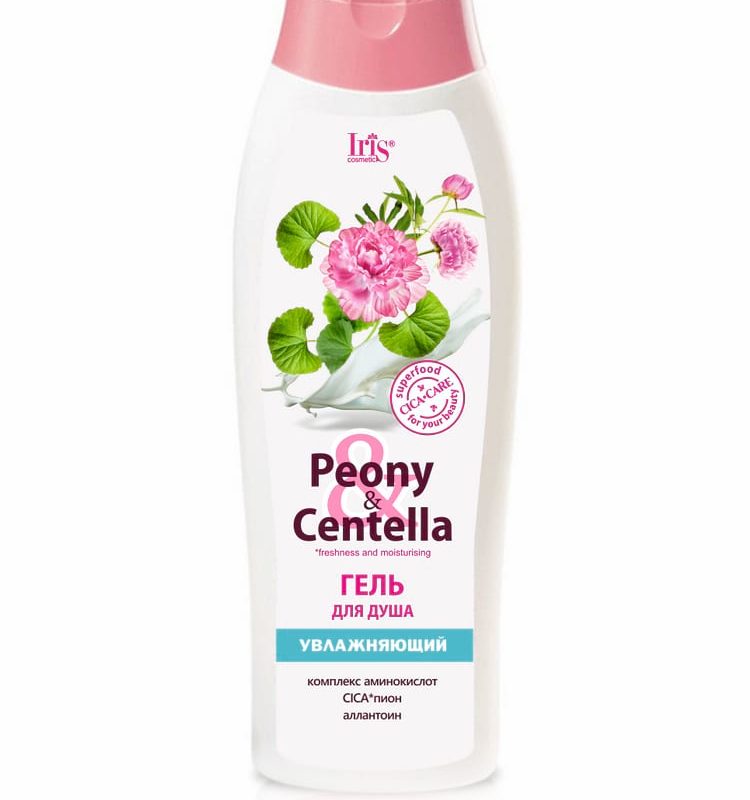 Iris Peony & Centella Гель для душа увлажняющий, 400мл