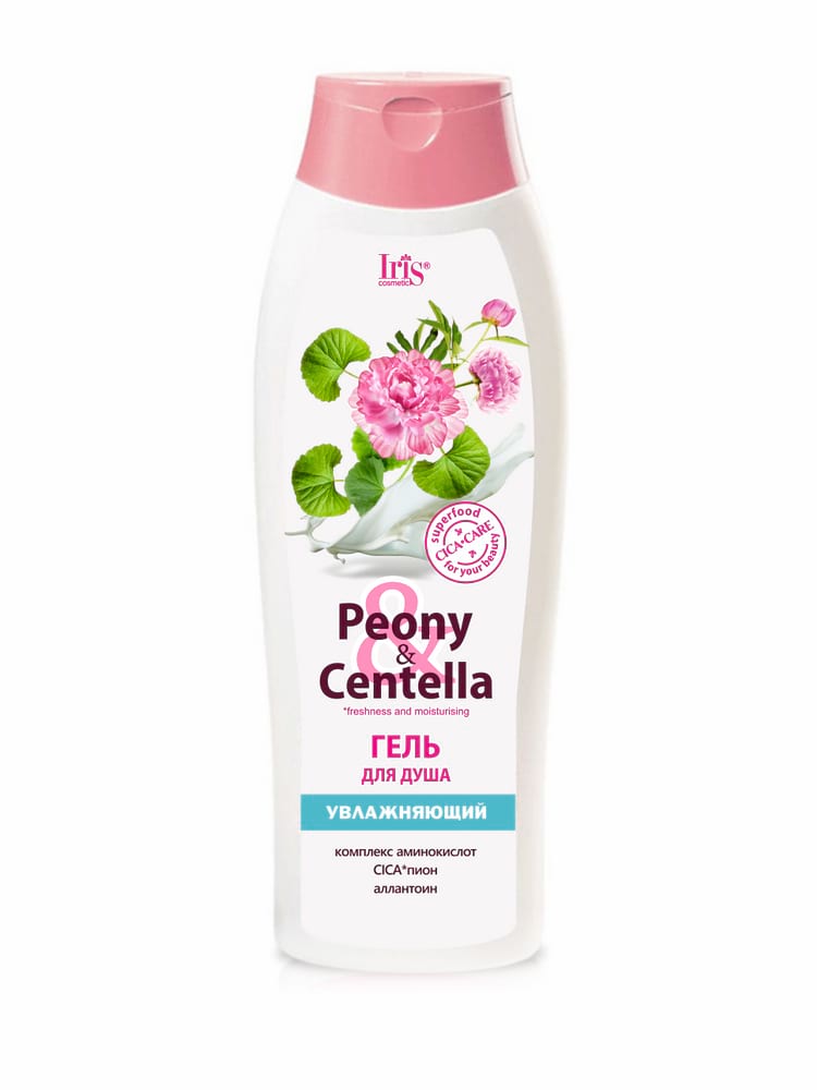 Iris Peony & Centella Гель для душа увлажняющий, 400мл