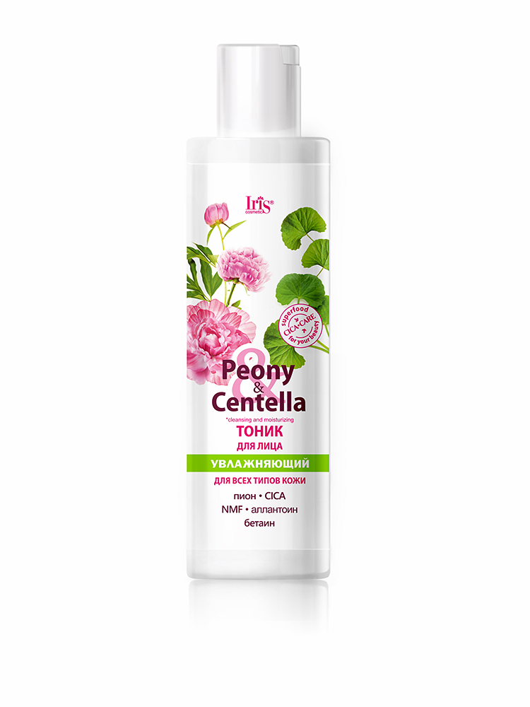 Iris Peony & Centella Тоник для лица увлажняющий, 250 мл