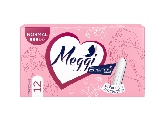 Meggi тампоны Energy Normal (12шт)