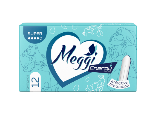 Meggi тампоны Energy Super (12шт)