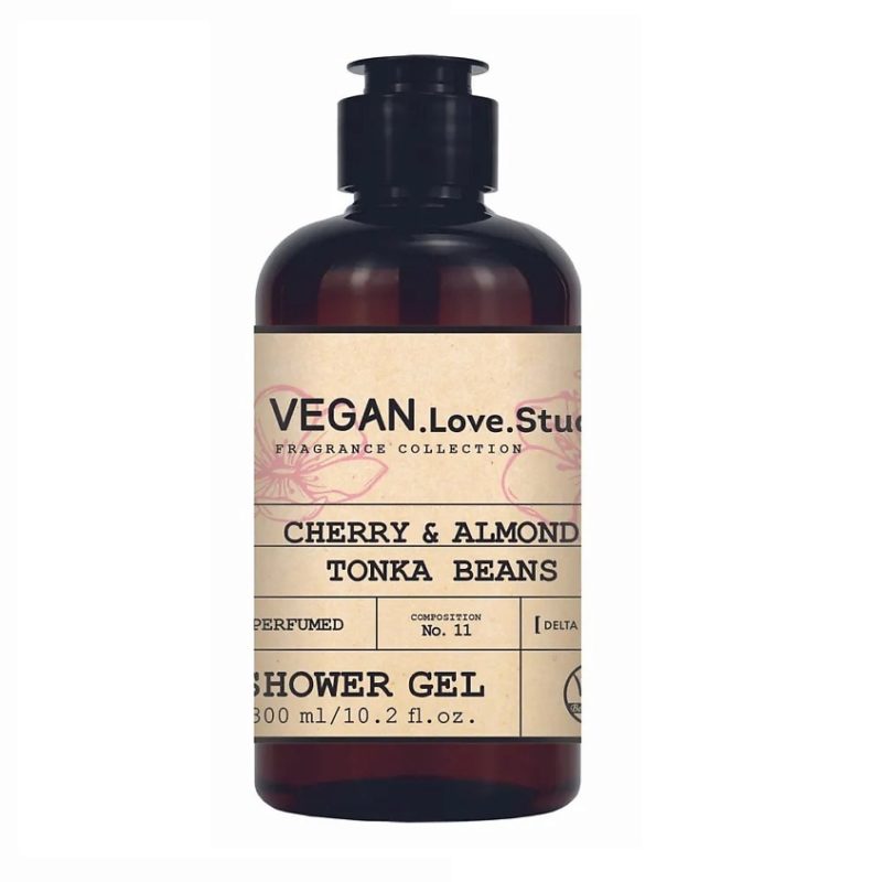 VEGAN Love Studio Парфюмированный гель для душа  Cherry, Almond, Tonka Beans 300мл