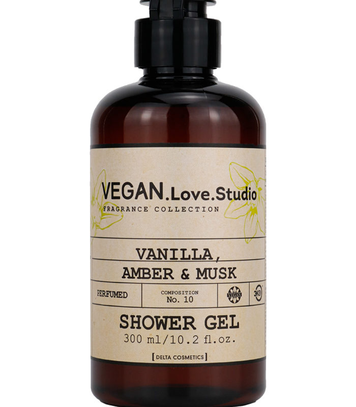 VEGAN Love Studio Парфюмированный гель для душа Vanilla, Amber, Musk 500мл