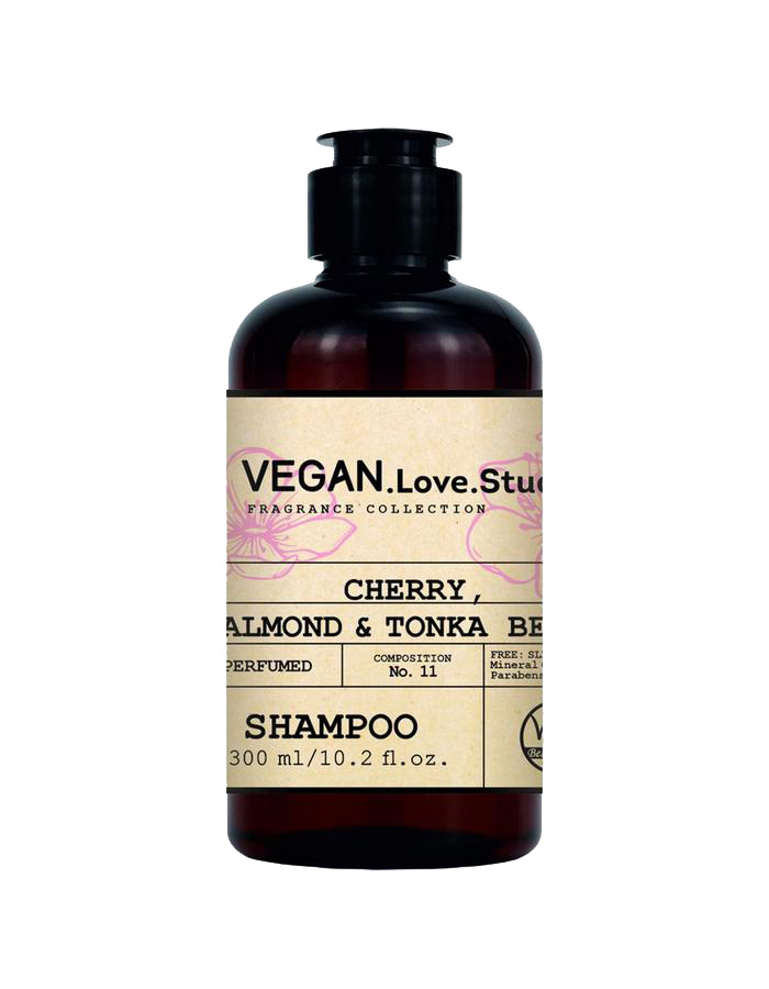 VEGAN Love Studio Парфюмированный шампунь для волос Cherry, Almond, Tonka Be 300мл