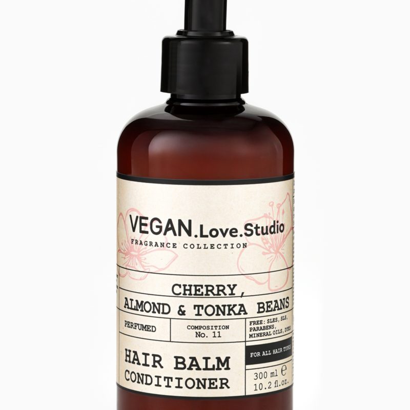 VEGAN Love Studio  Парфюмированный бальзам-кондиционер для волос Cherry, Almond, Tonka Be 300мл