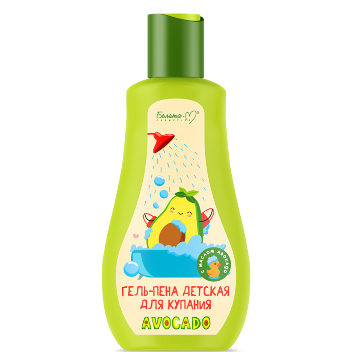 Белита-М AVOCADO Гель-пена для купания детская 250гр