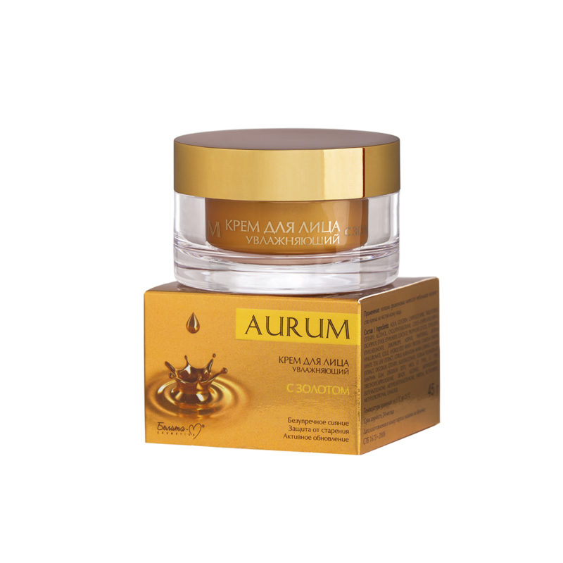 Белита-М Aurum Крем для лица увлажняющий с золотом 45г