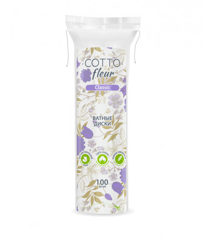 Cotto Fleur Classic Ватные диски (100шт)