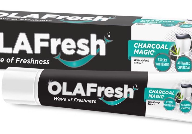 OlaFresh Зубная паста Charcoal Magic, 100г